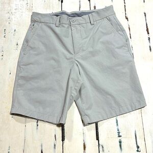Vineyard Vines Shorts Mens 28 light Gray On The Go Performance 9"